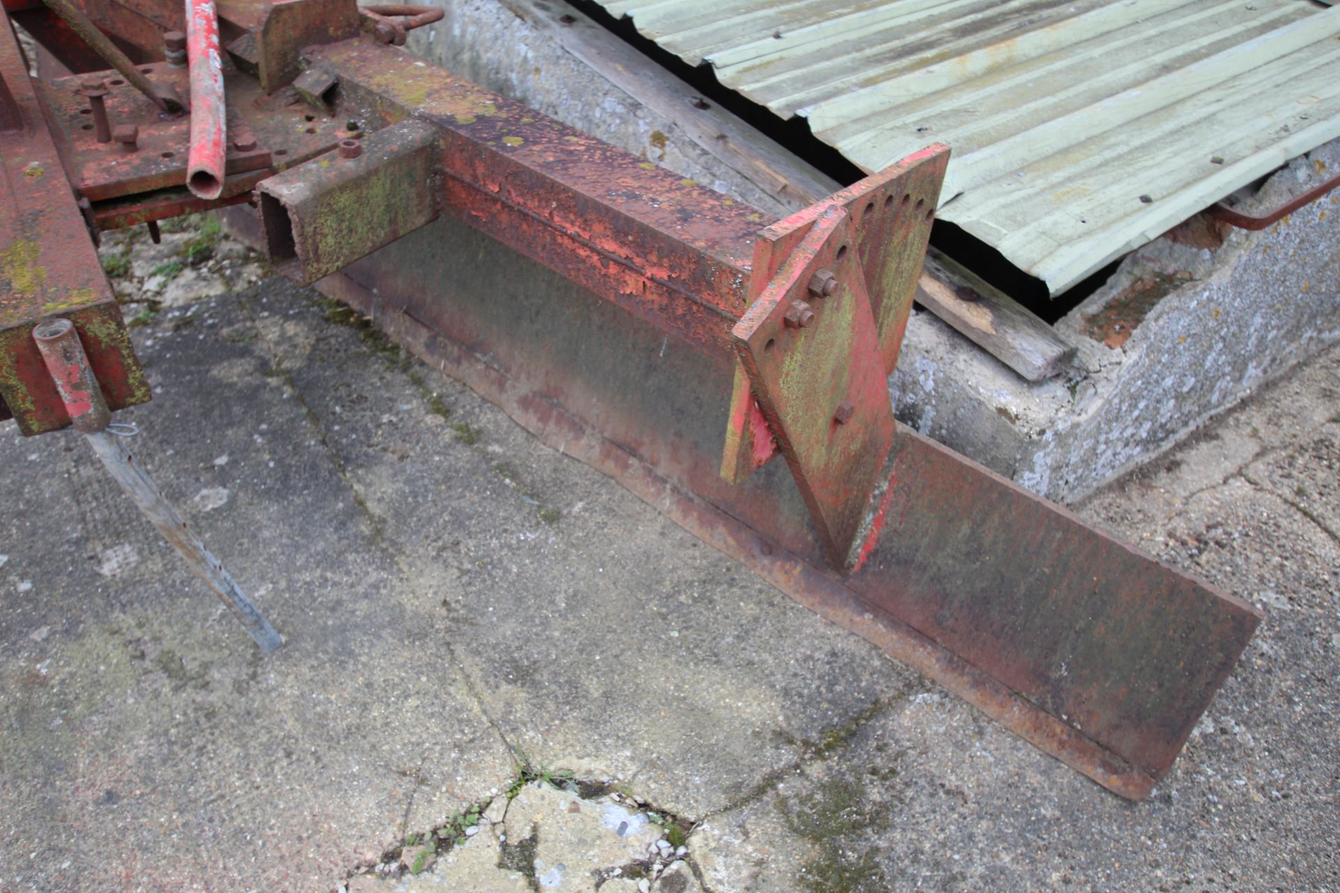 Farm made heavy duty grader blade. - Image 8 of 8