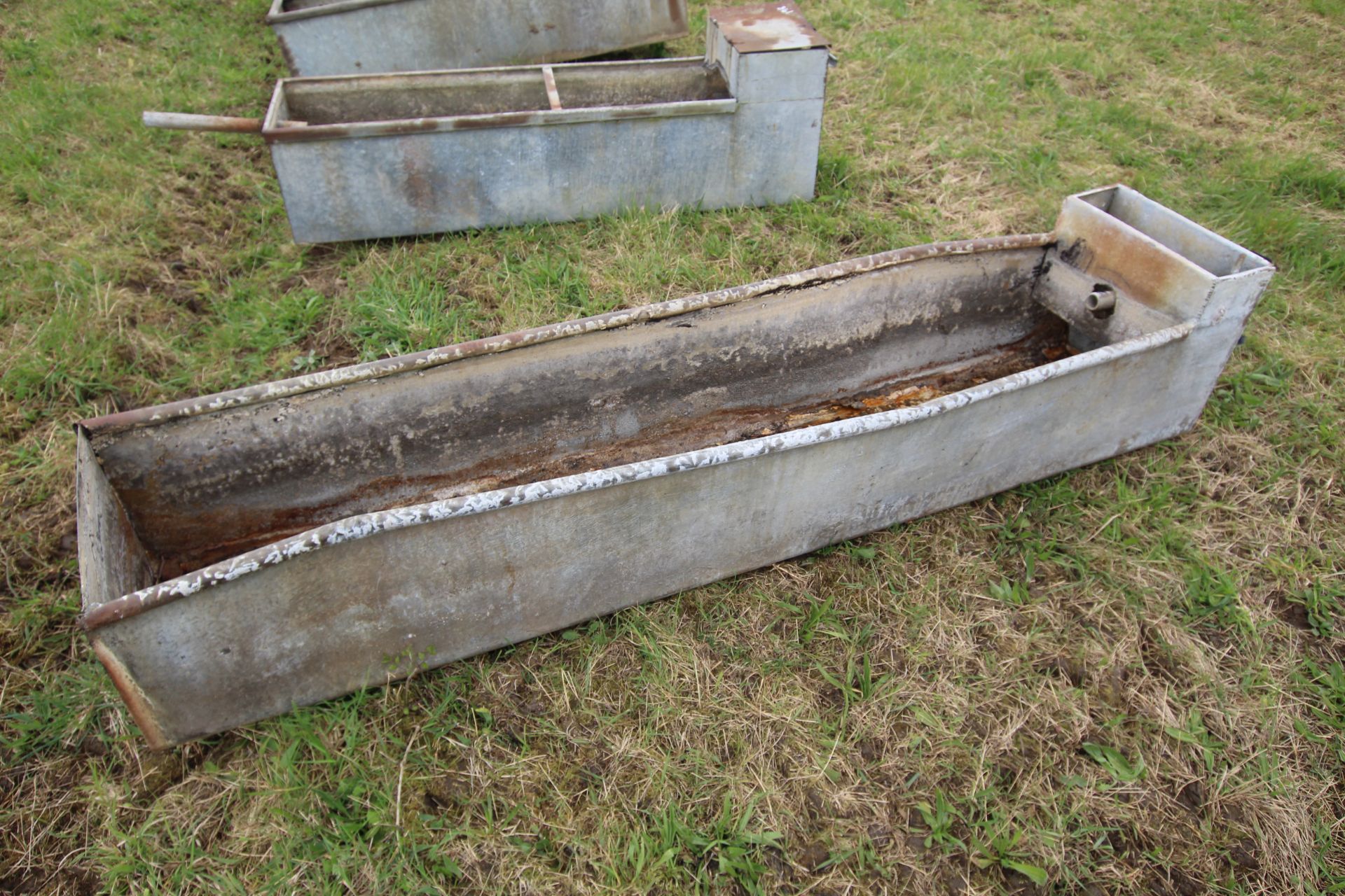 Galvanised water trough. - Image 4 of 4