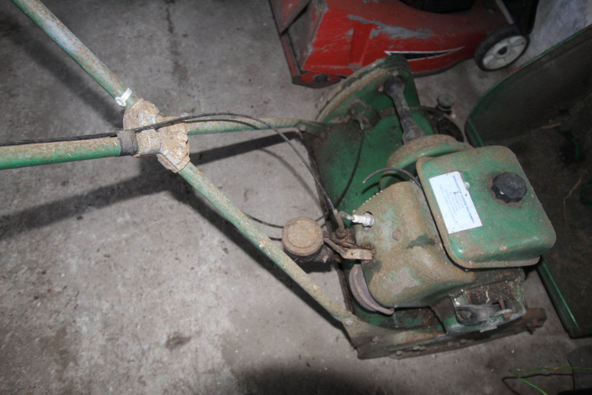 Ransomes 20in Marquis cylinder mower. - Bild 3 aus 7