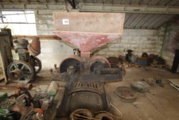 Bentall roller mill with hopper. To be sold in situ and removed at purchaser’s expense.