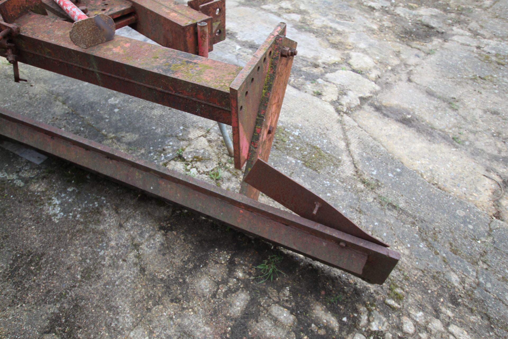 Farm made heavy duty grader blade. - Image 5 of 8