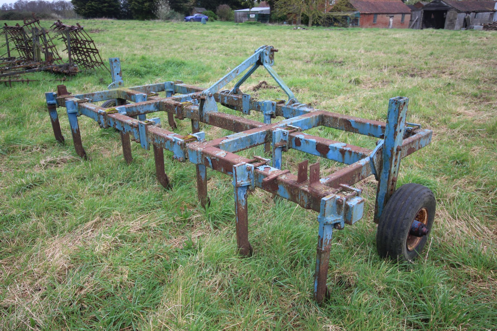 Ransomes C Series 12ft rigid leg cultivator. Owned from new. - Image 2 of 16