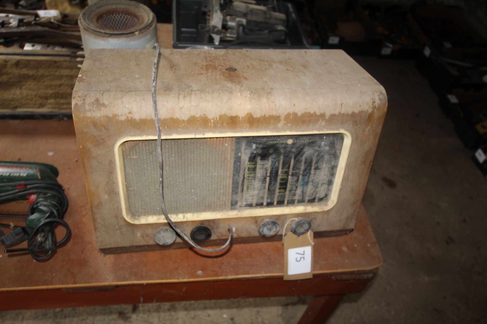 Pye vintage radio, sold as a collectors item.