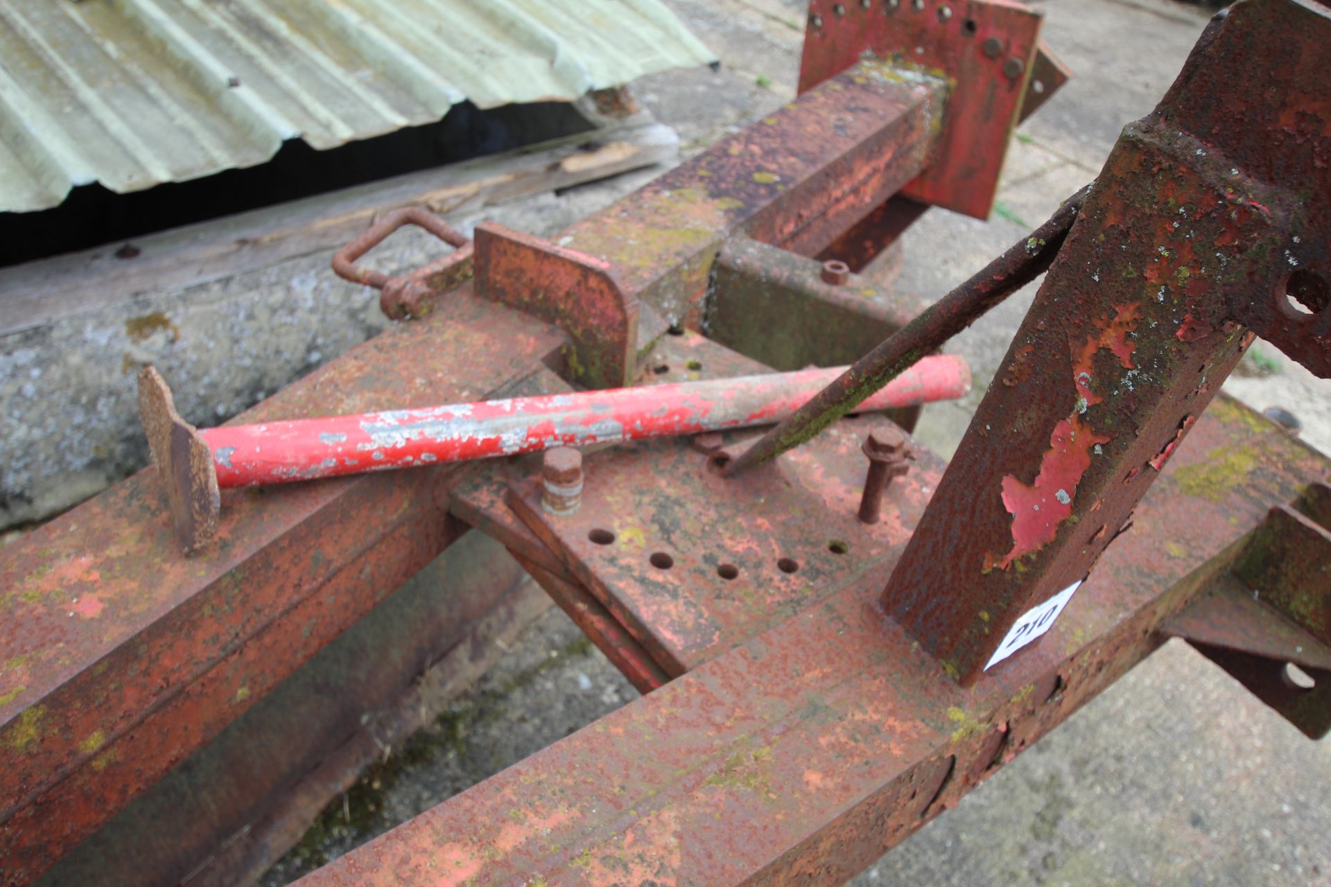 Farm made heavy duty grader blade. - Image 3 of 8