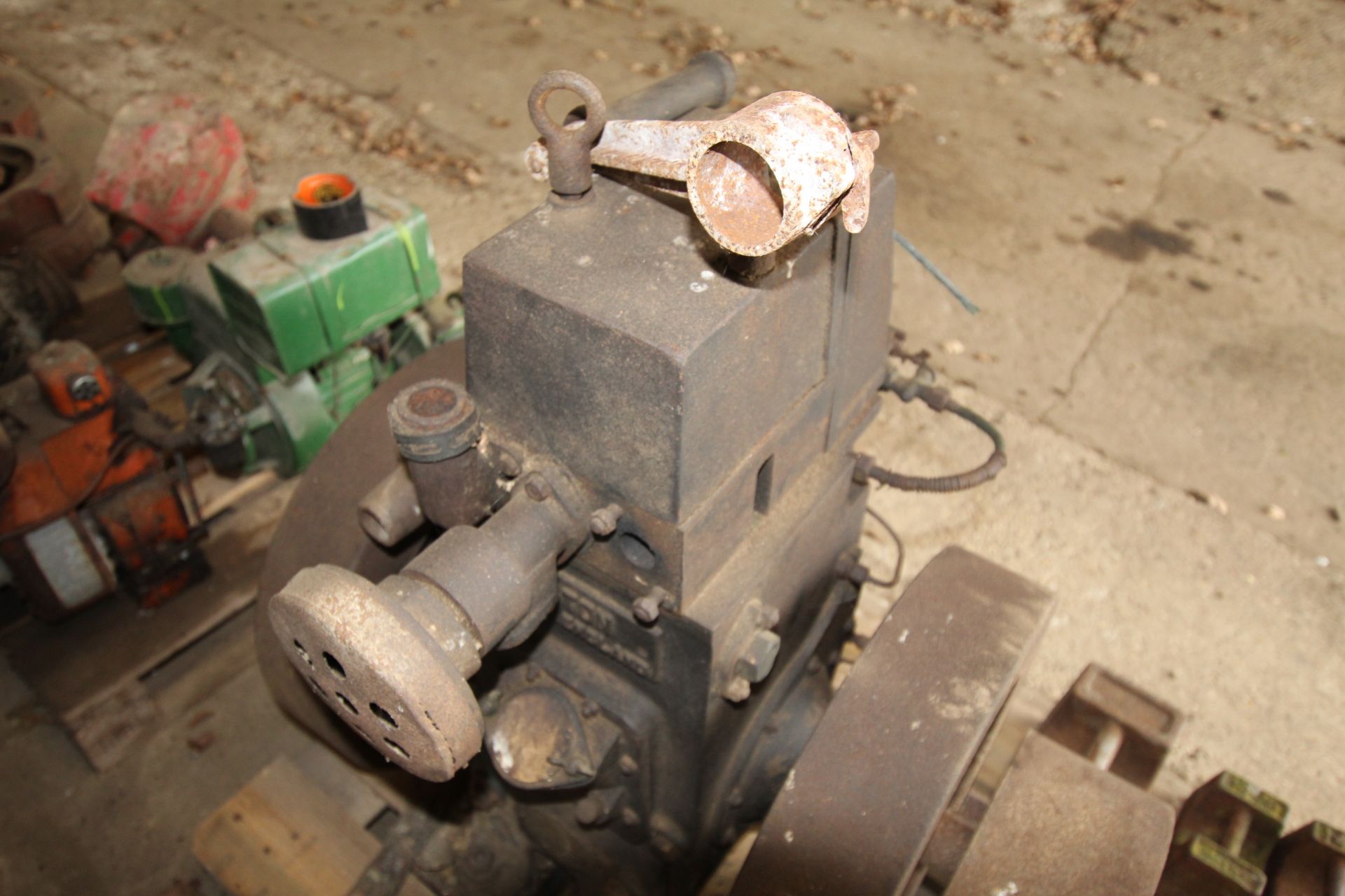 Ruston single cylinder stationary engine. - Image 4 of 6