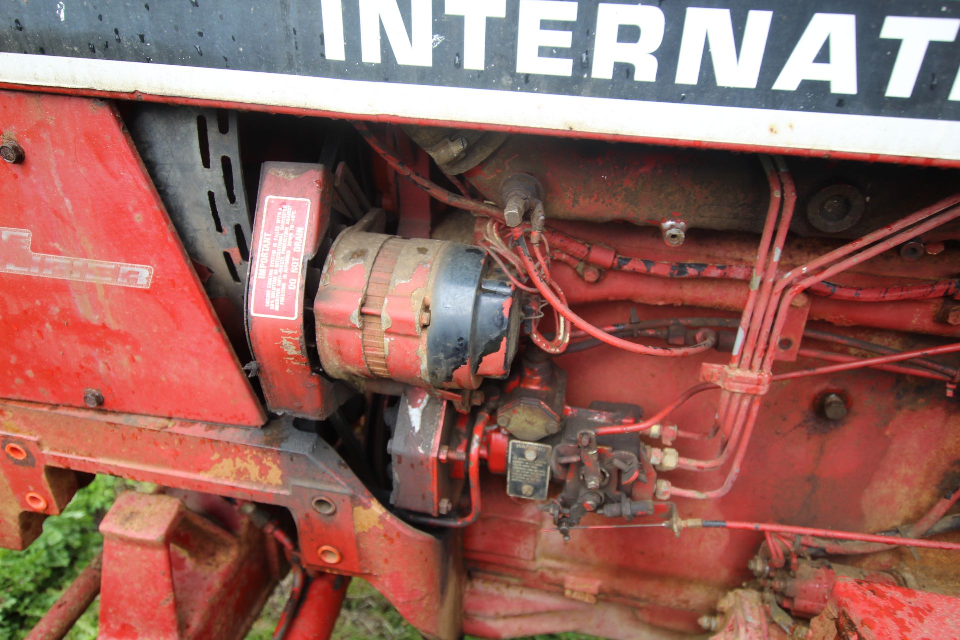 International 785 4WD tractor. Registration A684 FGV. Date of first registration 24/08/1983. 4,144 - Bild 11 aus 56