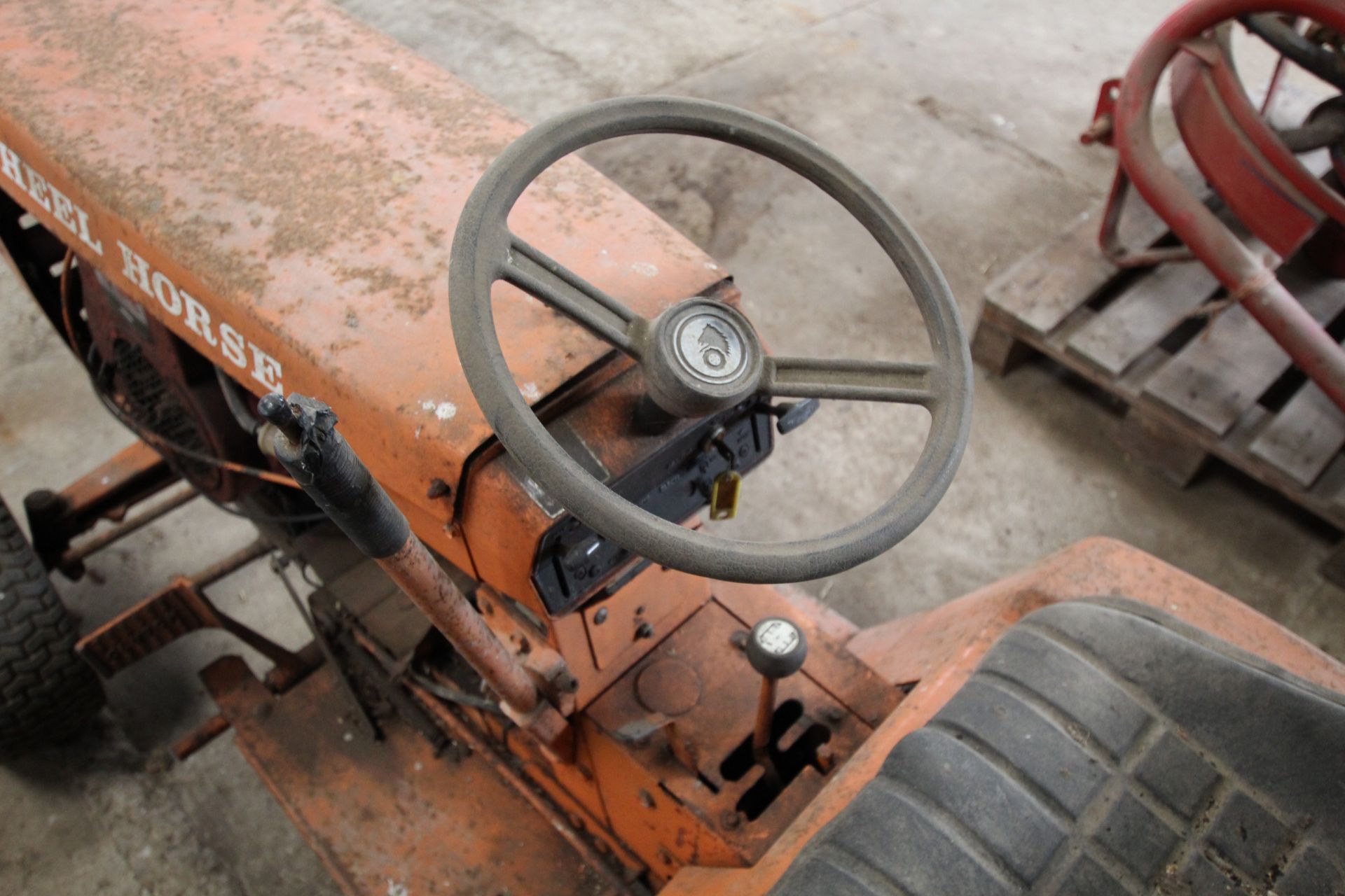 Wheel Horse 141 garden tractor. With 11 HP Briggs and Statton engine. - Image 8 of 15