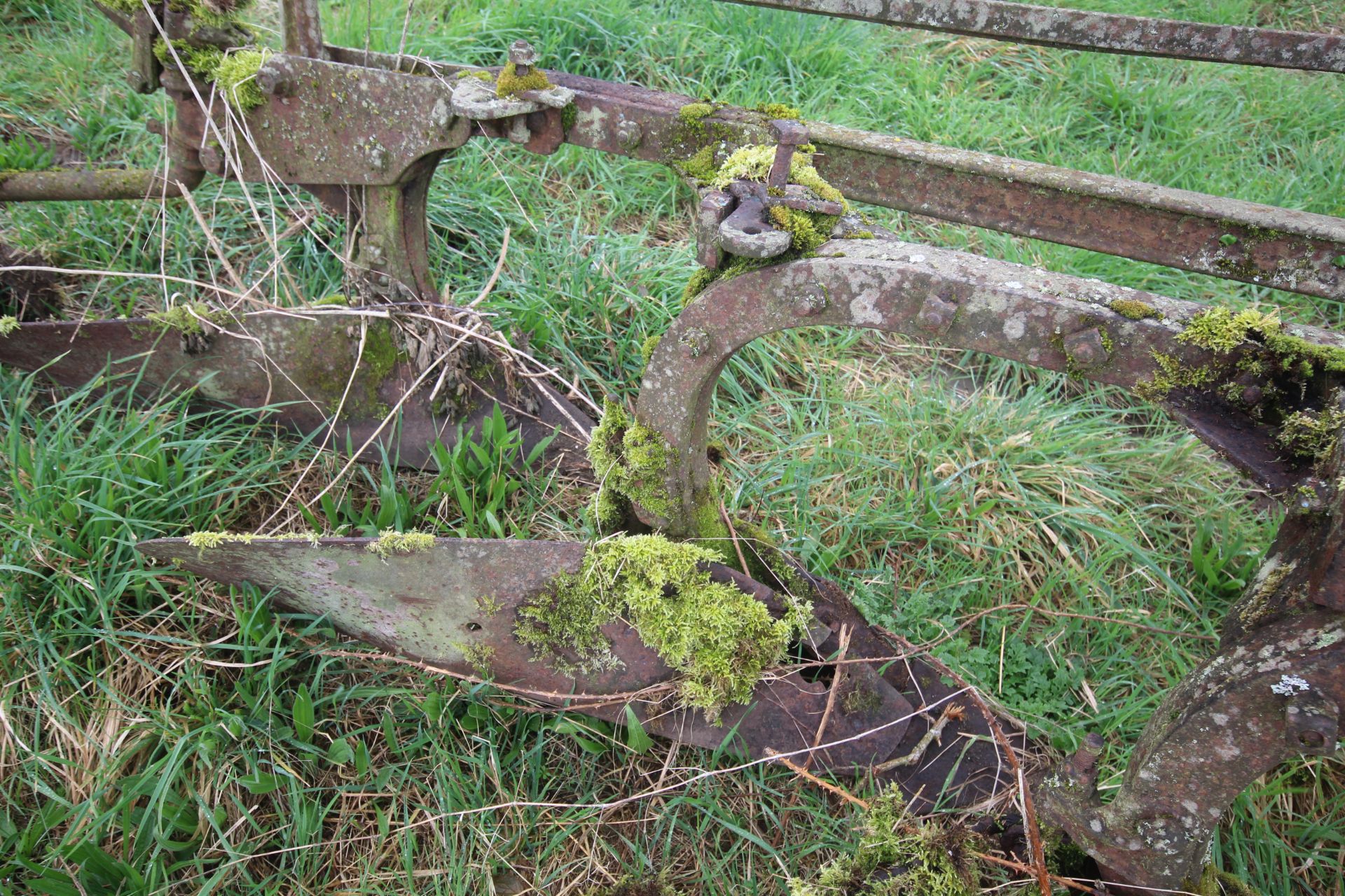 Ransomes three furrow trailed plough (no drawbar). - Bild 14 aus 19