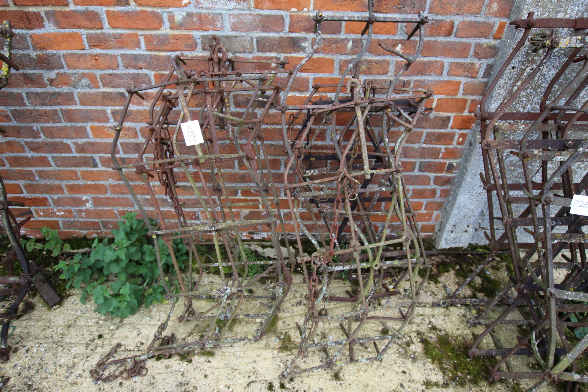 Various seed harrows.