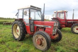 International 785 4WD tractor. Registration A684 FGV. Date of first registration 24/08/1983. 4,144