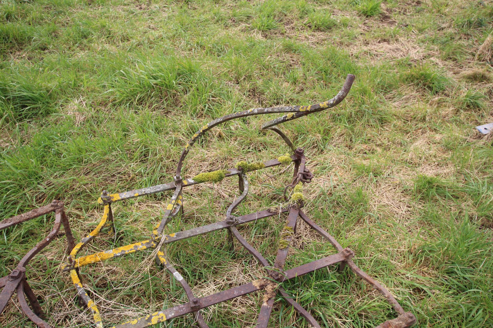 3x heavy seed harrows and pole. - Image 7 of 7