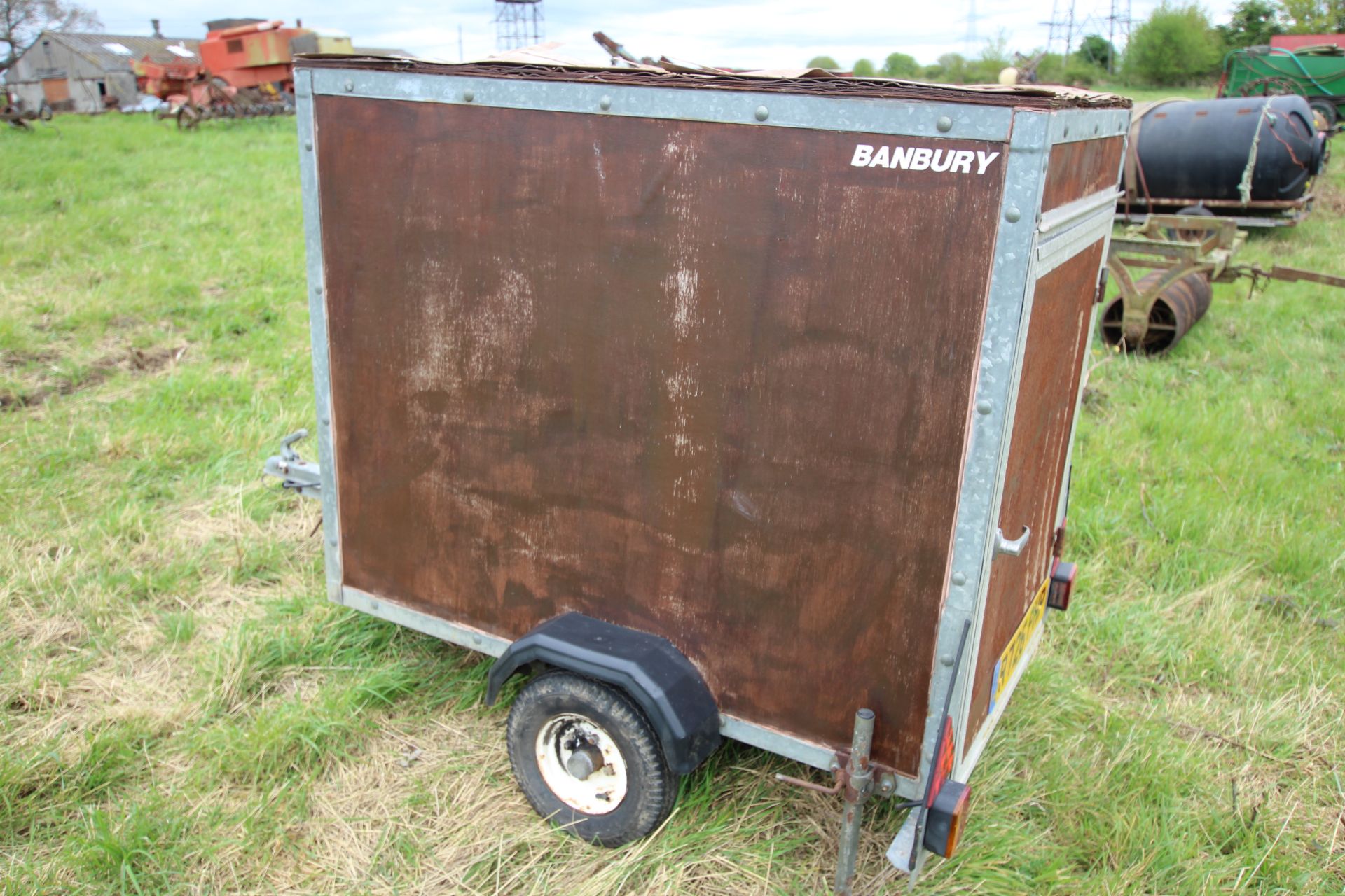 Banbury small single axle box trailer. Owned from new. - Image 8 of 12