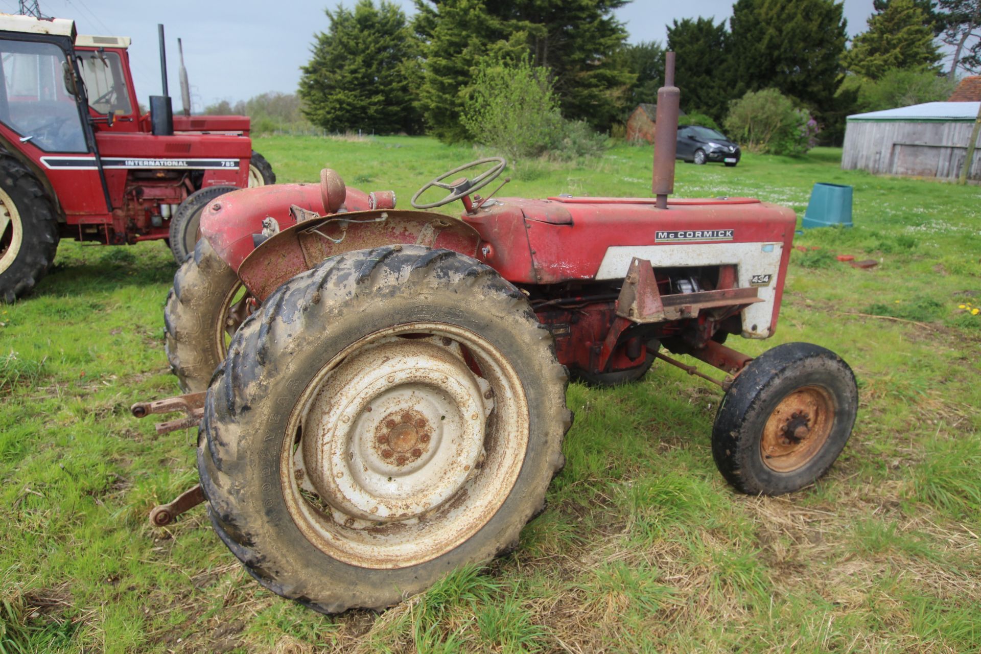 McCormick 434 2WD tractor. Registration FDX4 58D (expired). Serial No. B/2894. With Quicke loader ( - Image 2 of 58