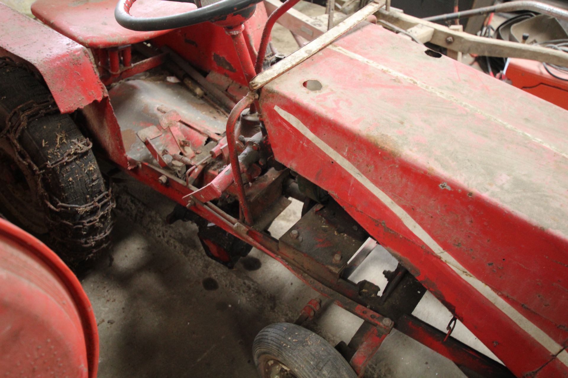 Farm made garden tractor. With Villiers petrol eng - Image 10 of 17