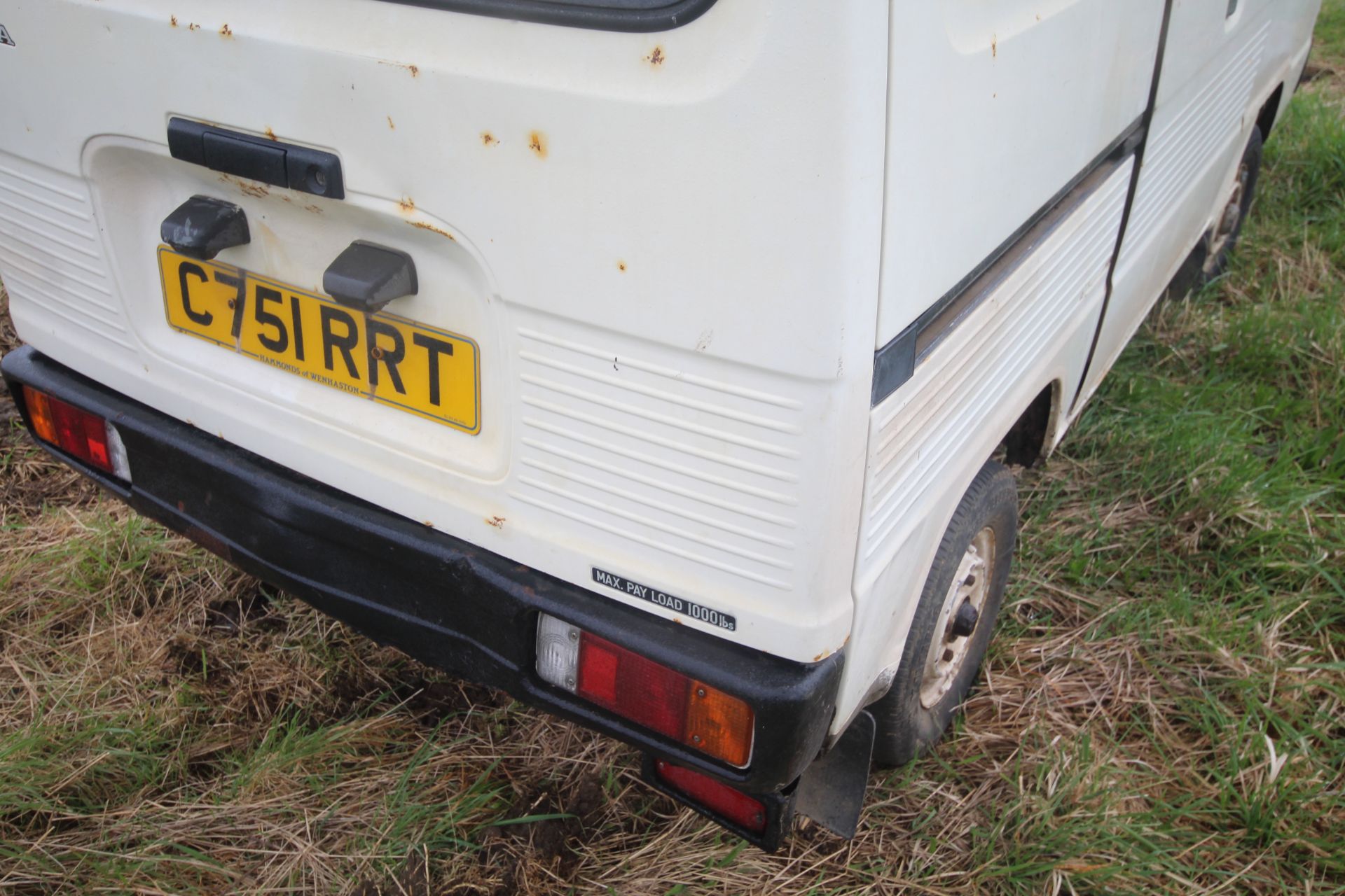 Honda Acty TN550 panel van. Registration C751 RRT. Date of first registration 13/08/1985. 97,101 - Image 19 of 48