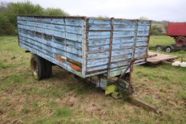 8T single axle lorry conversion tipping trailer. Ex-BMC.