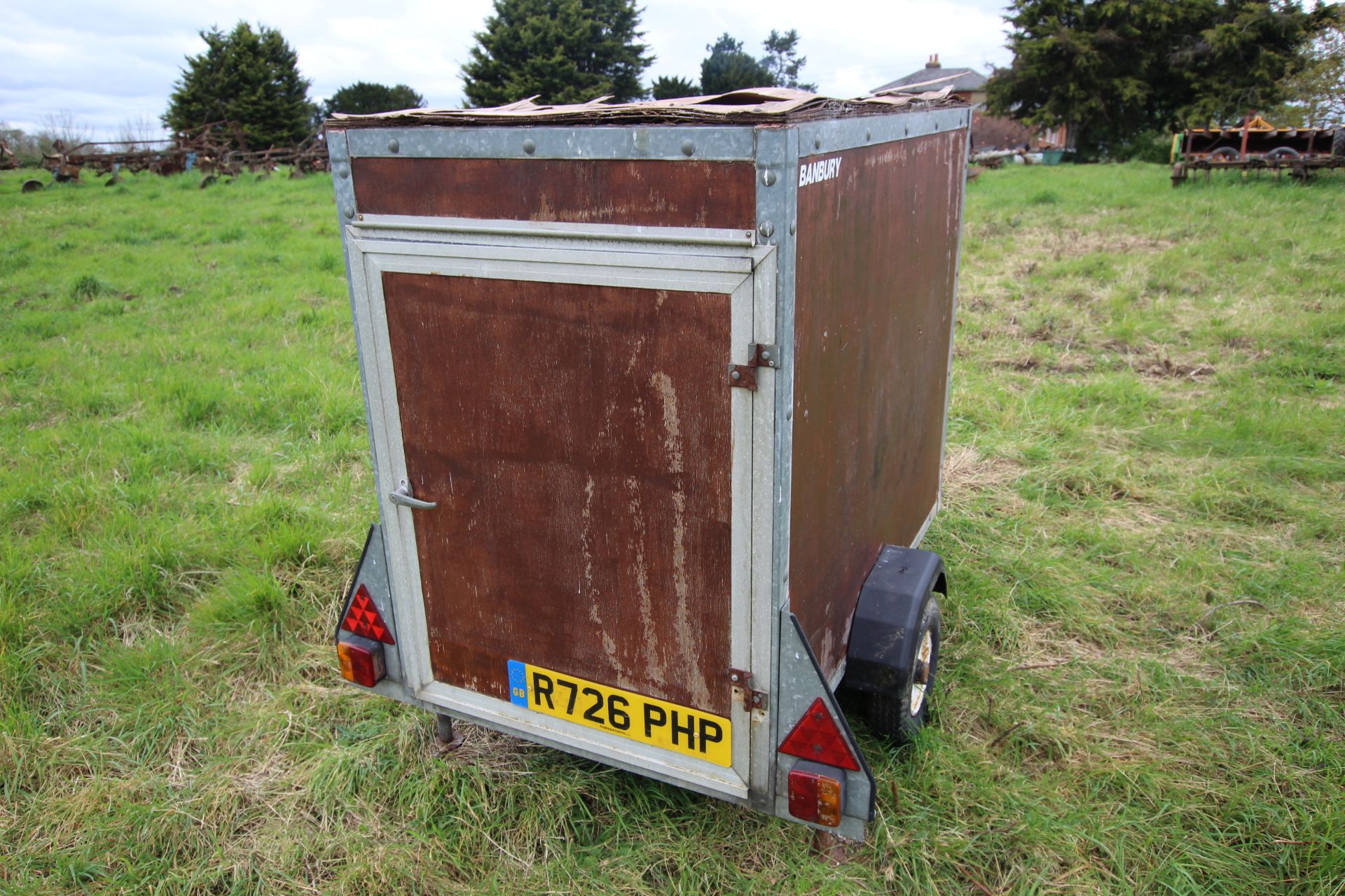 Banbury small single axle box trailer. Owned from new. - Image 5 of 12