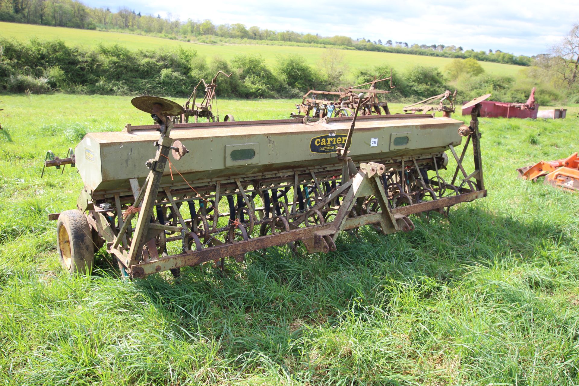 Carier 4m spring tine drill. Owned from new.