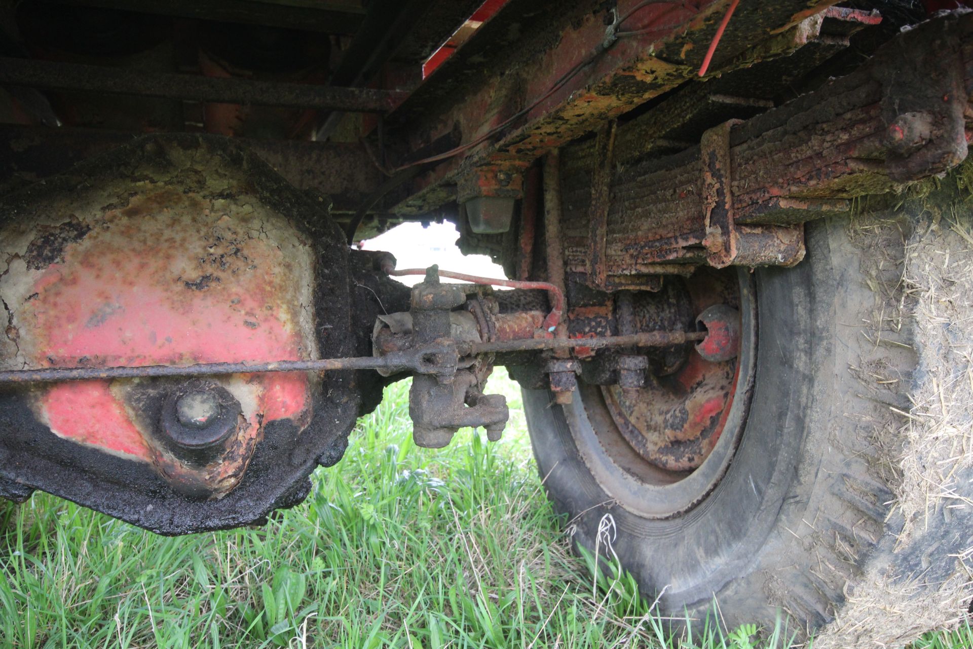 10T single axle lorry conversion tipping trailer. With twin wheels and steel body. Ex-Leyland - Image 35 of 51