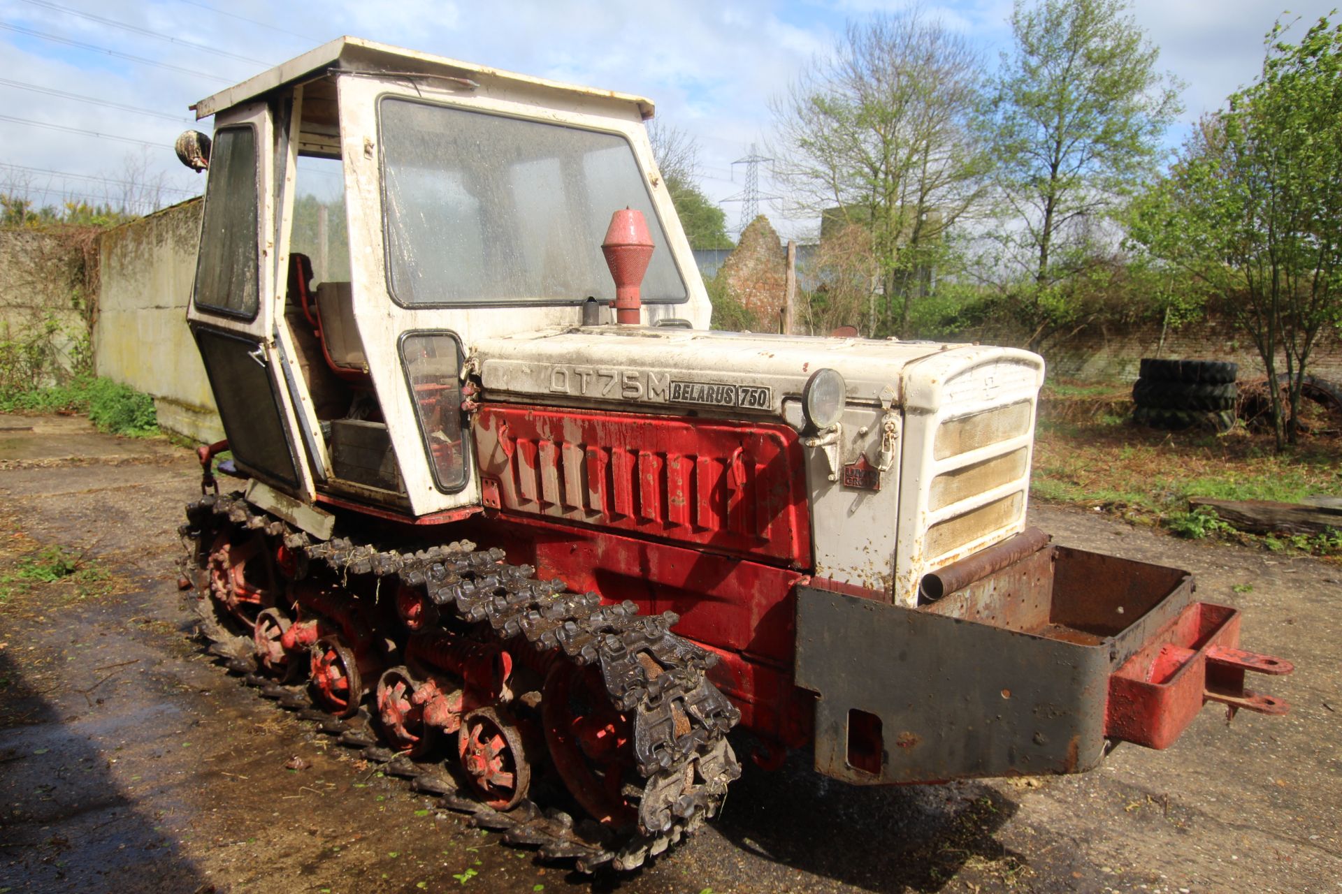 Belarus 750 four-cylinder diesel engine steel track crawler. Registration GMU 427N. Date of first - Image 2 of 45