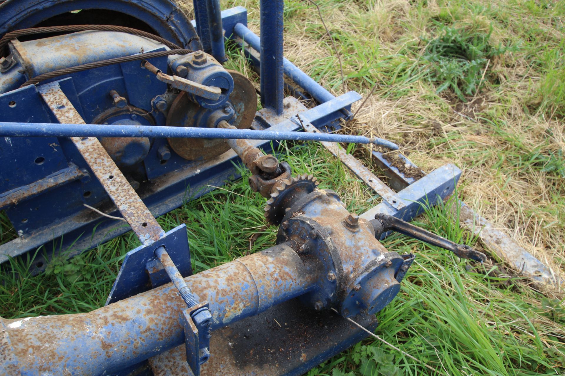 Farm made PTO driven winch (no PTO). - Image 5 of 11