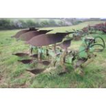 Dowdeswell 3+1 furrow reversible plough.