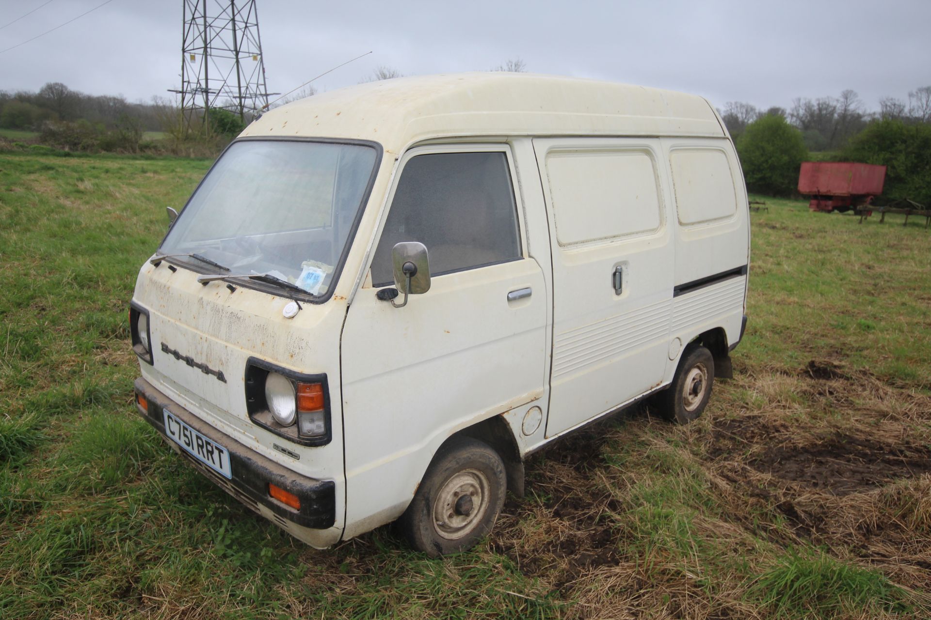 Honda Acty TN550 panel van. Registration C751 RRT. Date of first registration 13/08/1985. 97,101 - Image 4 of 48