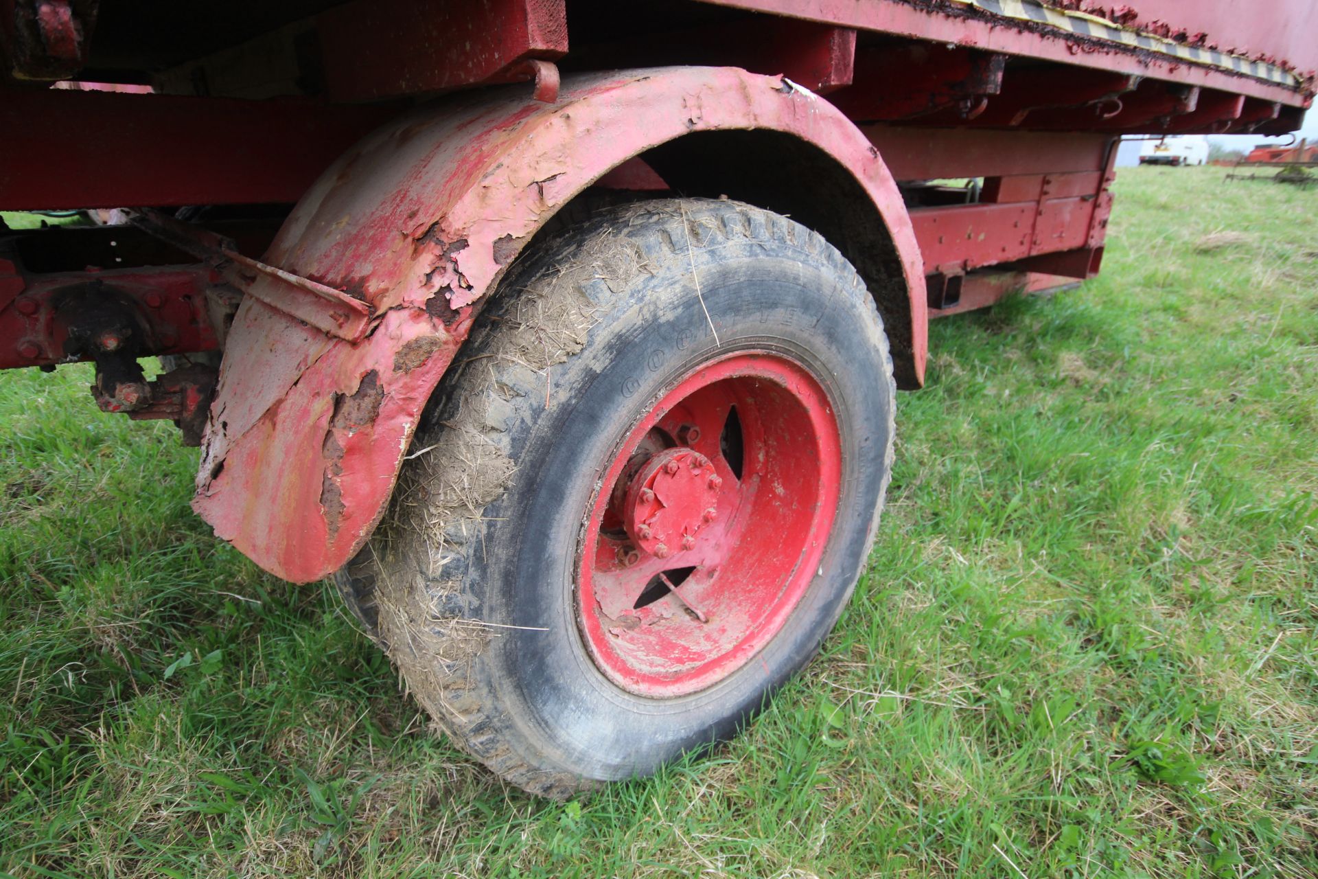 10T single axle lorry conversion tipping trailer. With twin wheels and steel body. Ex-Leyland - Image 40 of 51