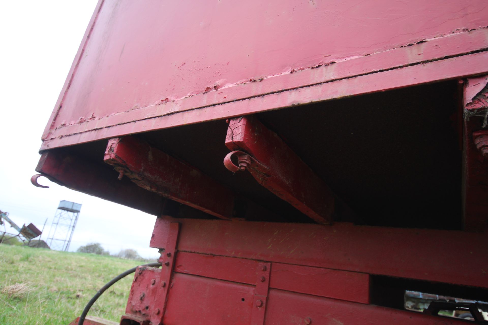 10T single axle lorry conversion tipping trailer. With twin wheels and steel body. Ex-Leyland - Image 20 of 51