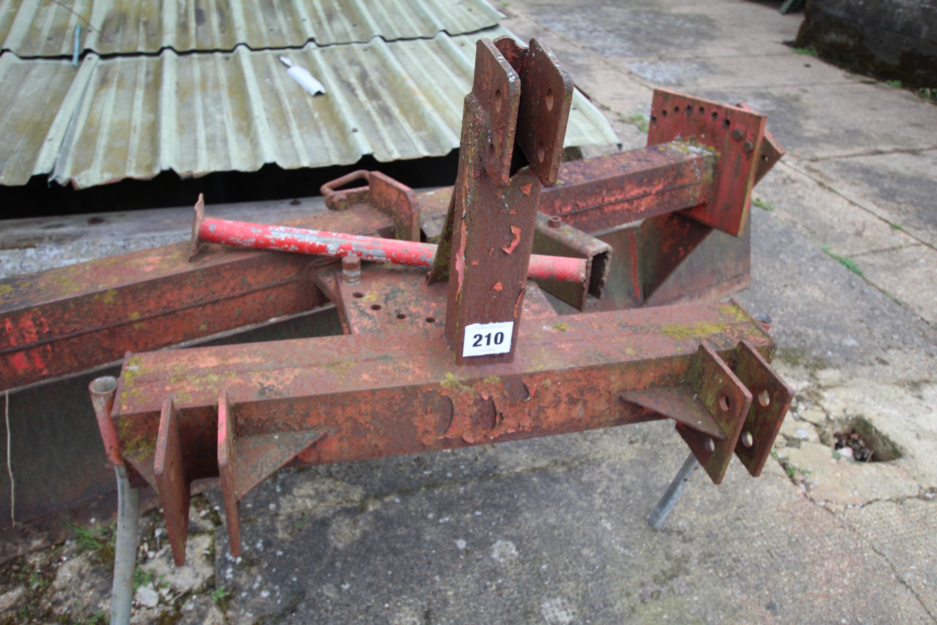 Farm made heavy duty grader blade. - Image 2 of 8