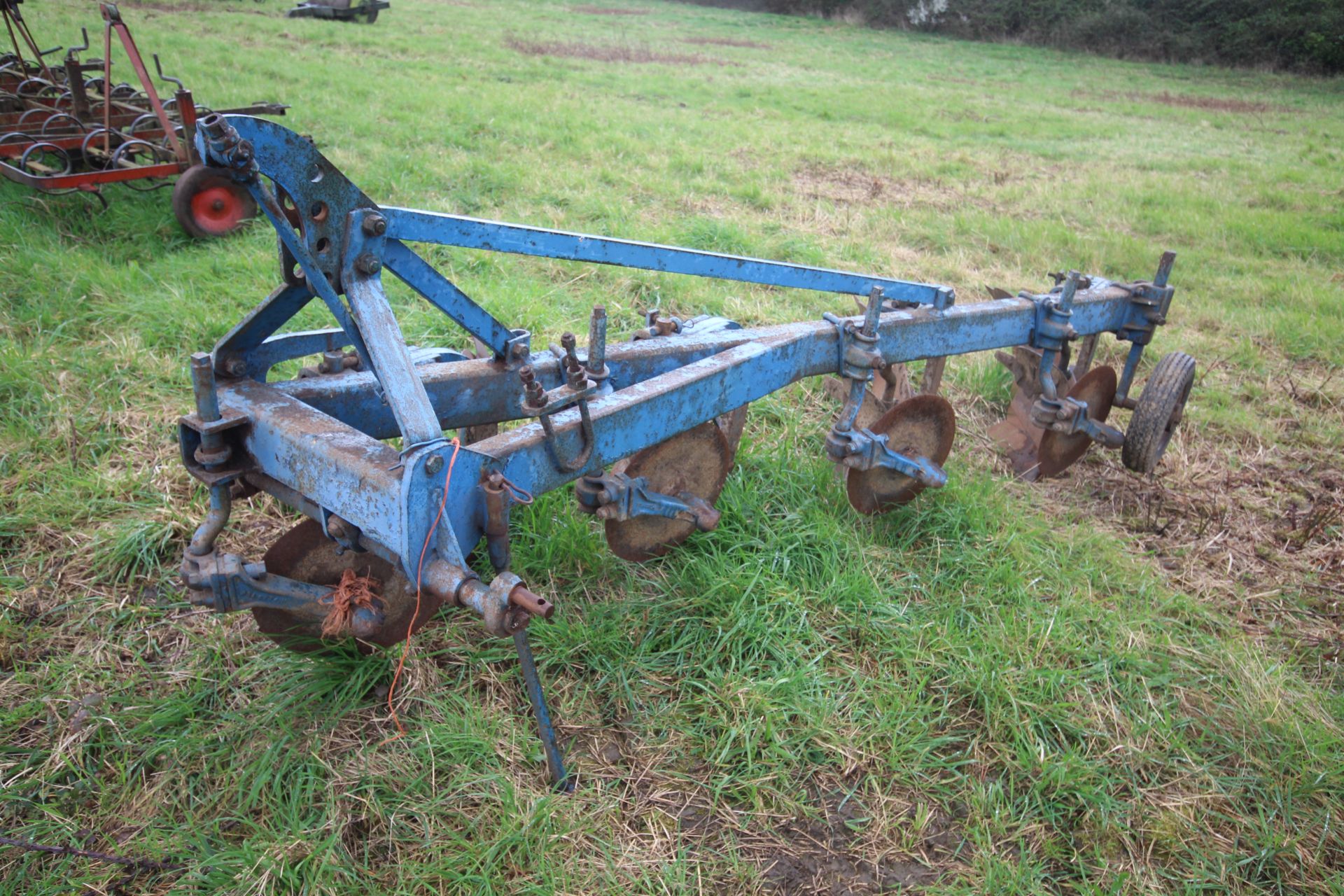 Ransomes TS90-12-4 4 furrow conventional plough. Owned from new. - Image 4 of 24