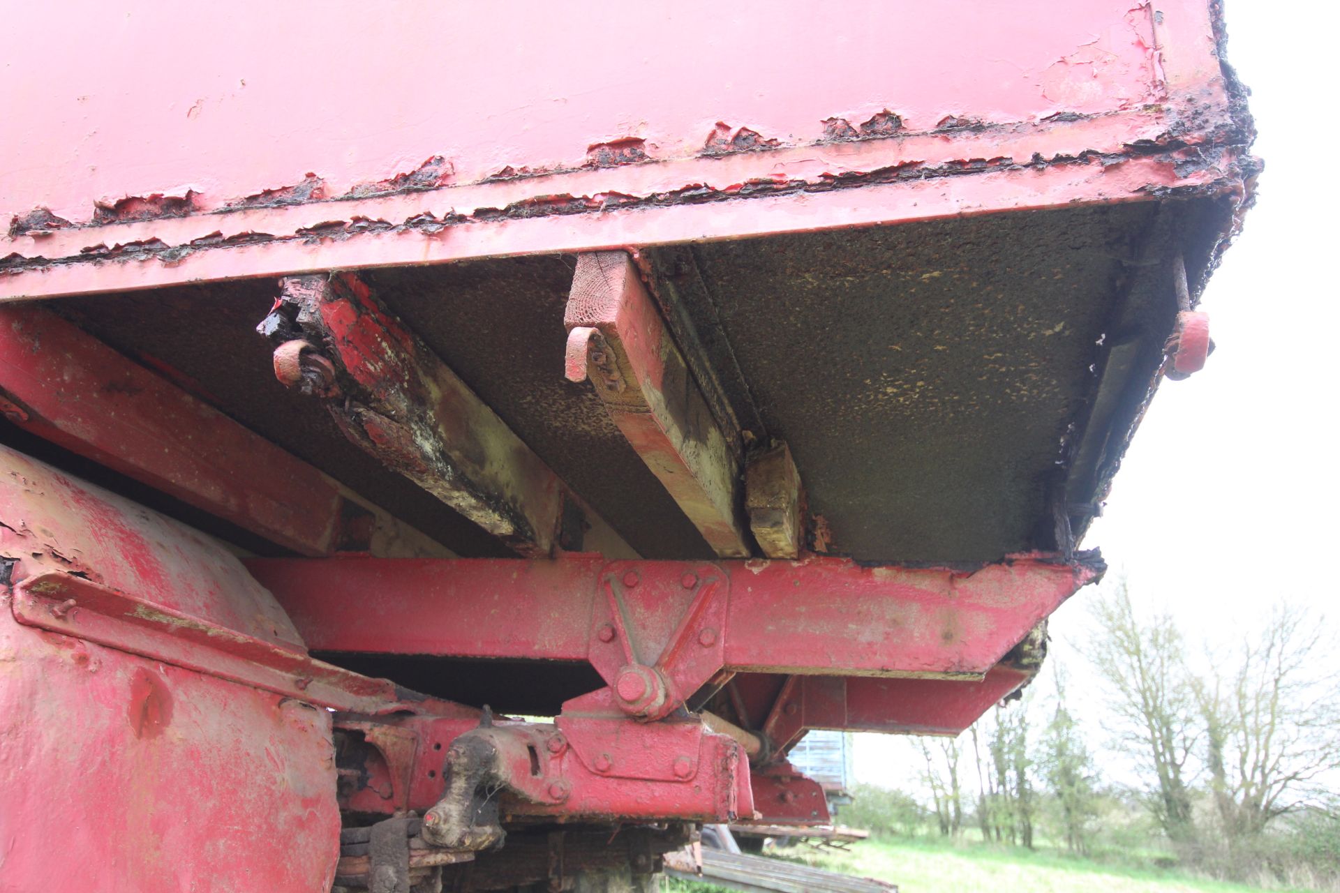 10T single axle lorry conversion tipping trailer. With twin wheels and steel body. Ex-Leyland - Image 25 of 51