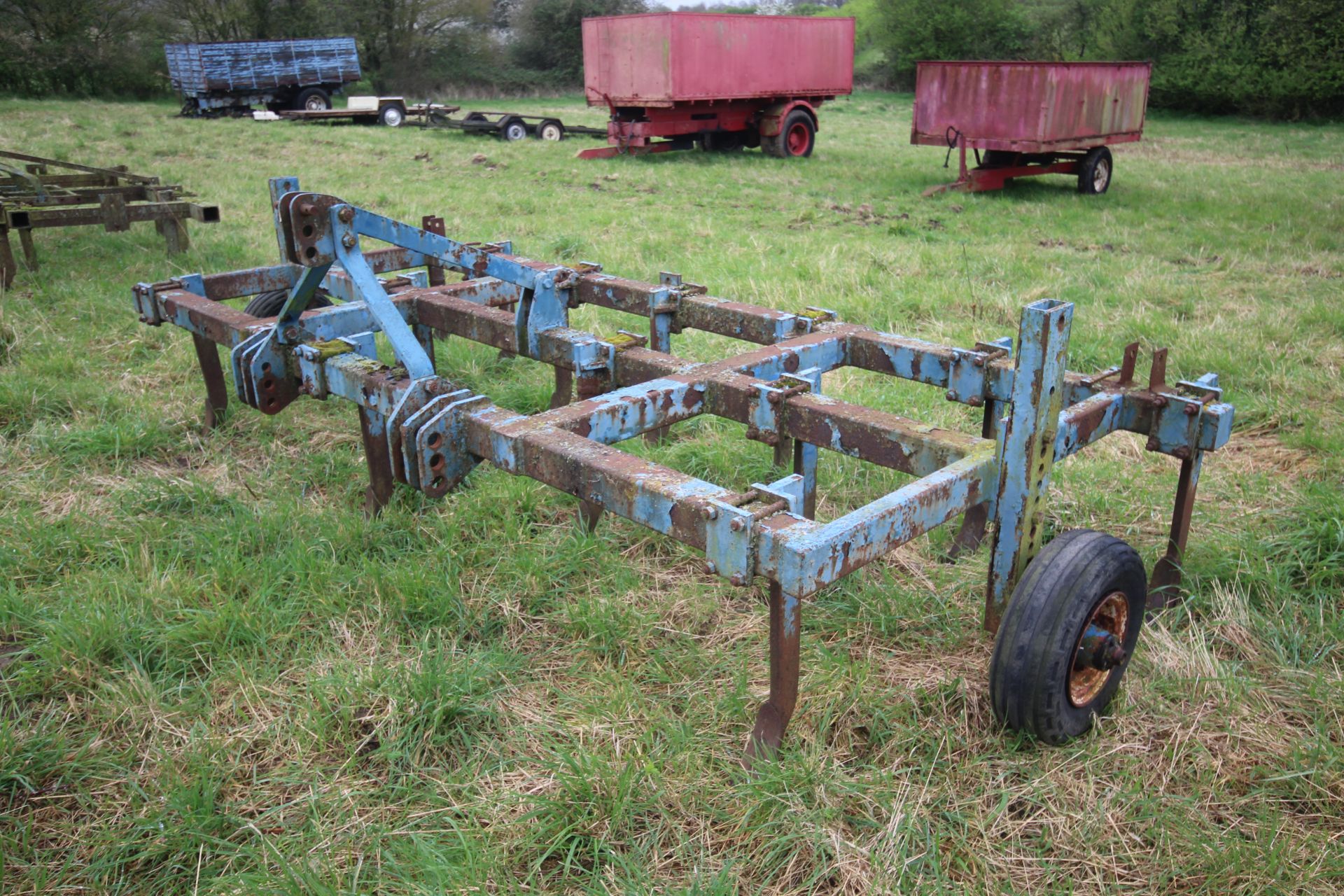 Ransomes C Series 12ft rigid leg cultivator. Owned from new. - Image 4 of 16
