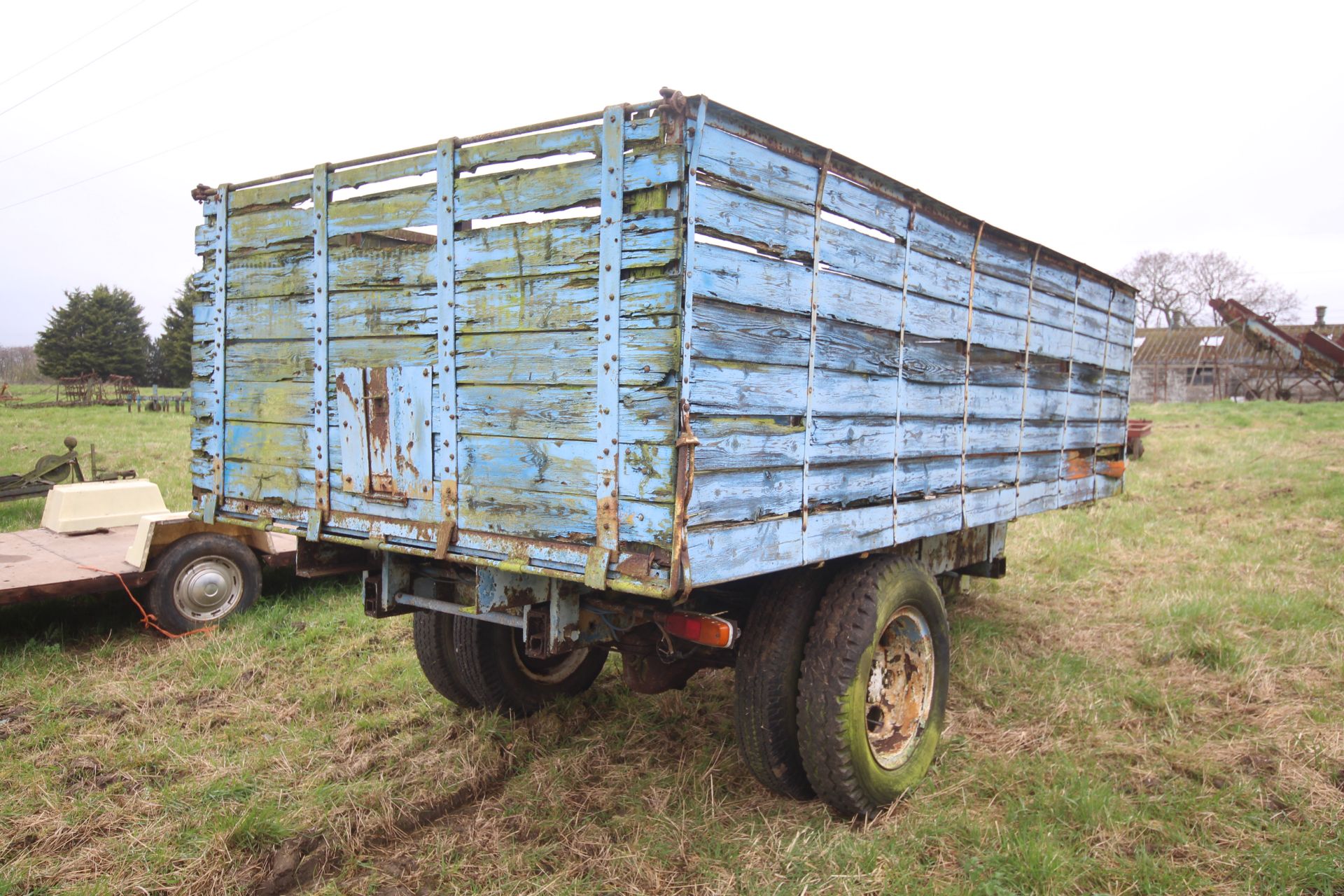 8T single axle lorry conversion tipping trailer. Ex-BMC. - Image 4 of 44