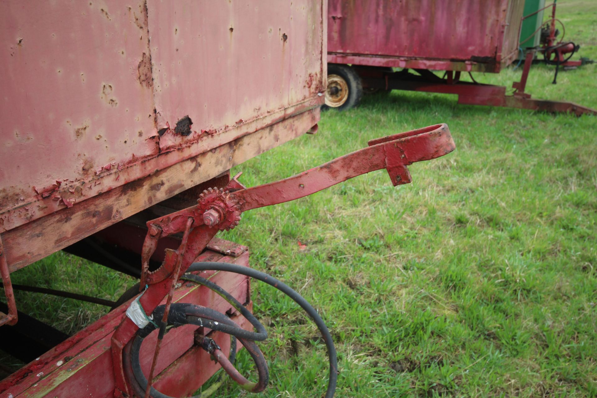 10T single axle lorry conversion tipping trailer. With twin wheels and steel body. Ex-Leyland - Image 8 of 51