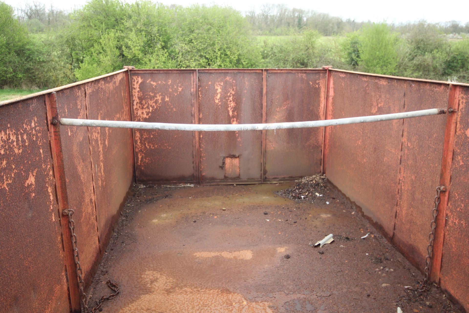 10T single axle lorry conversion tipping trailer. With twin wheels and steel body. Ex-Leyland - Image 47 of 51