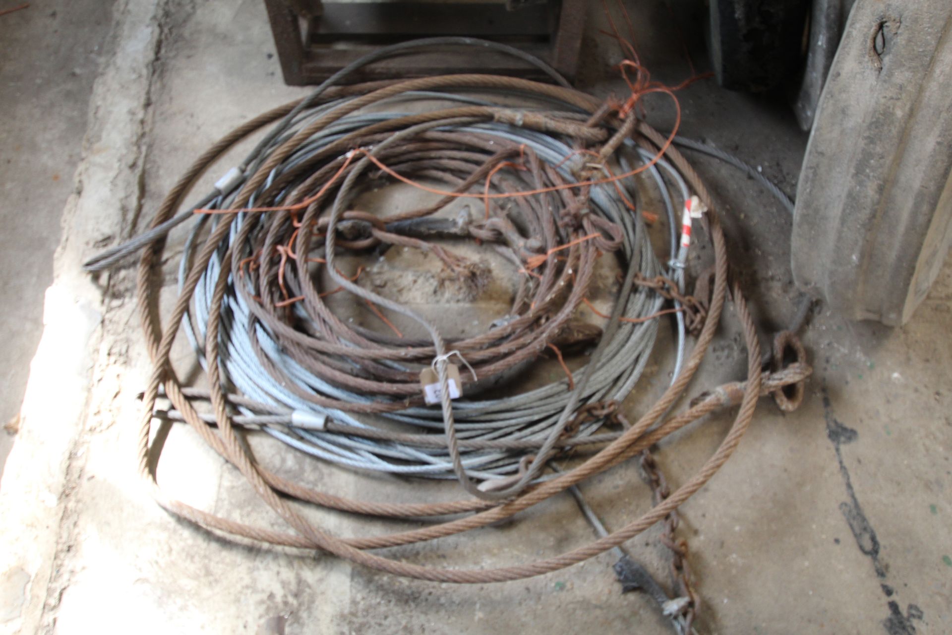 Quantity of wire rope.