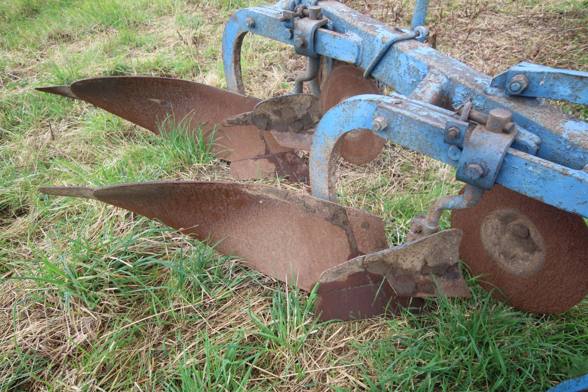 Ransomes TS90-12-4 4 furrow conventional plough. Owned from new. - Bild 11 aus 24