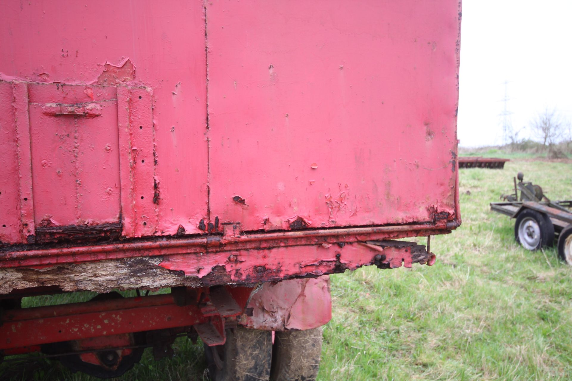 10T single axle lorry conversion tipping trailer. With twin wheels and steel body. Ex-Leyland - Image 28 of 51