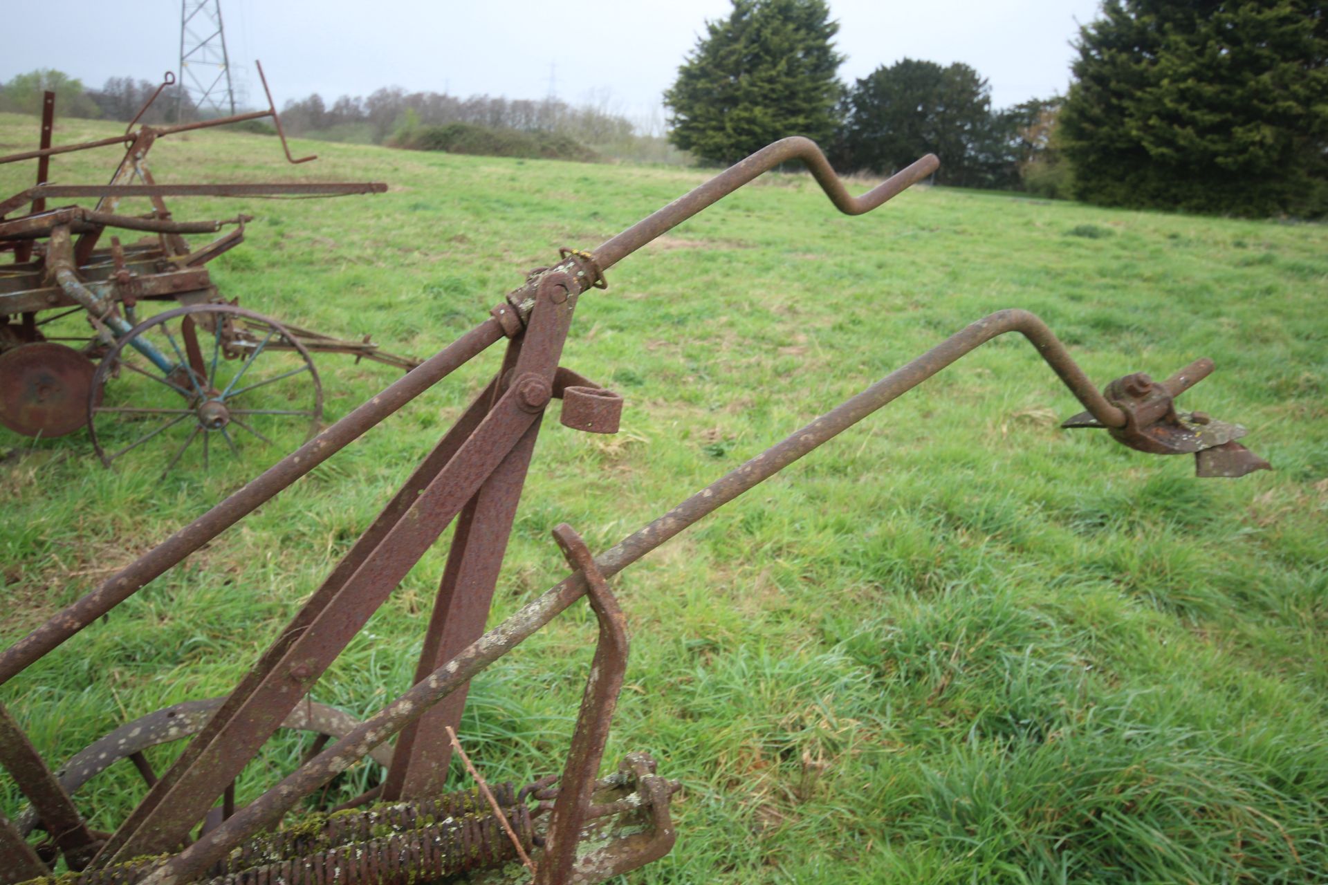 Ransomes three furrow trailed plough (no drawbar). - Bild 18 aus 19