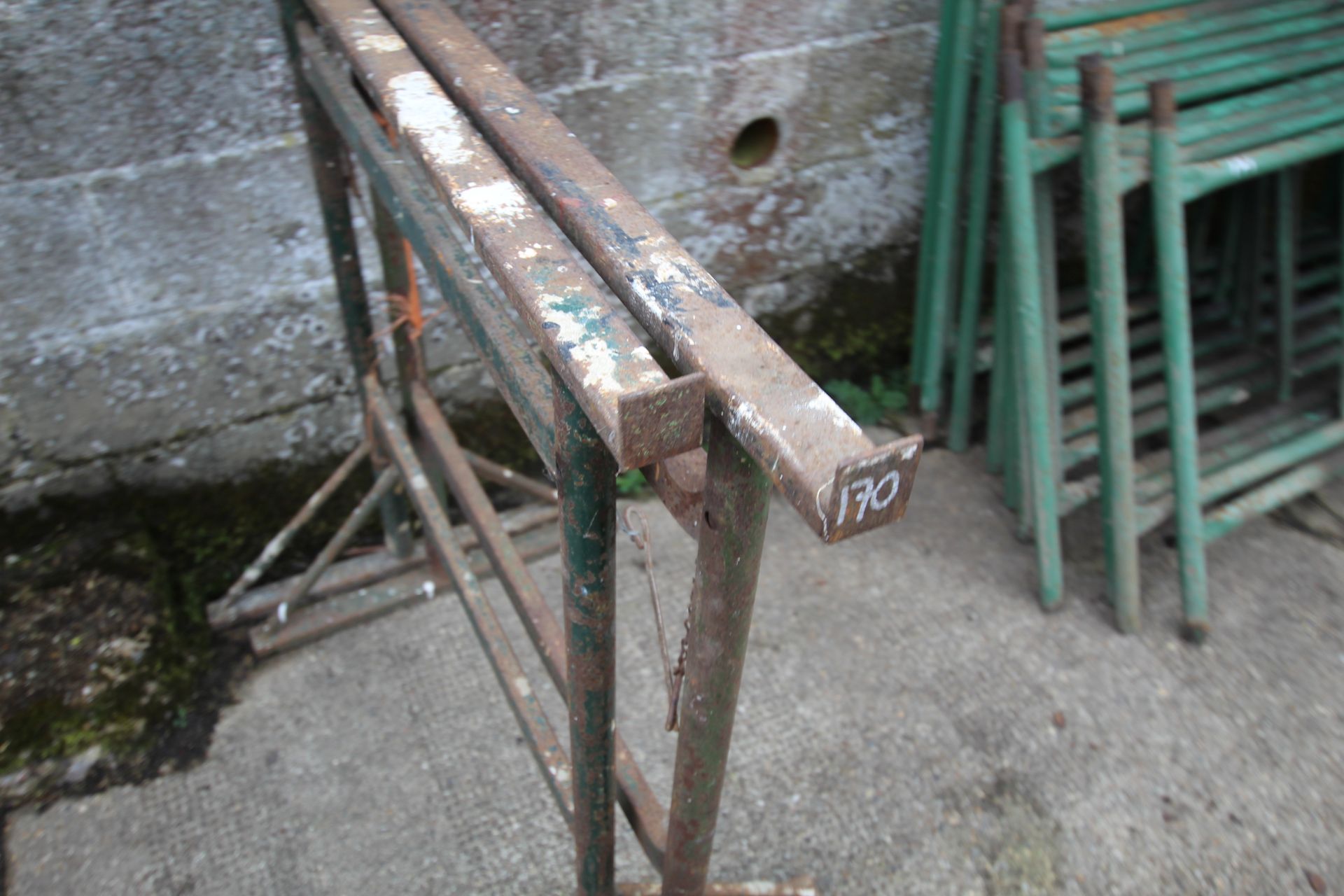 Two builders trestles. - Image 2 of 4