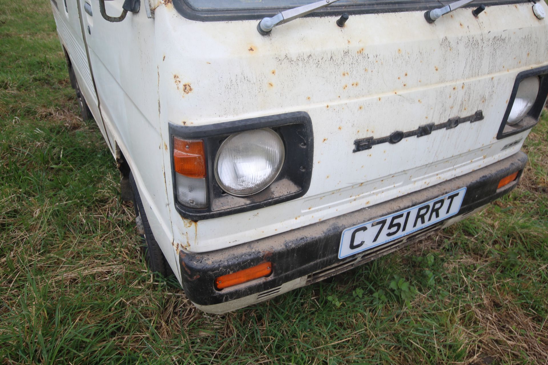 Honda Acty TN550 panel van. Registration C751 RRT. Date of first registration 13/08/1985. 97,101 - Image 8 of 48