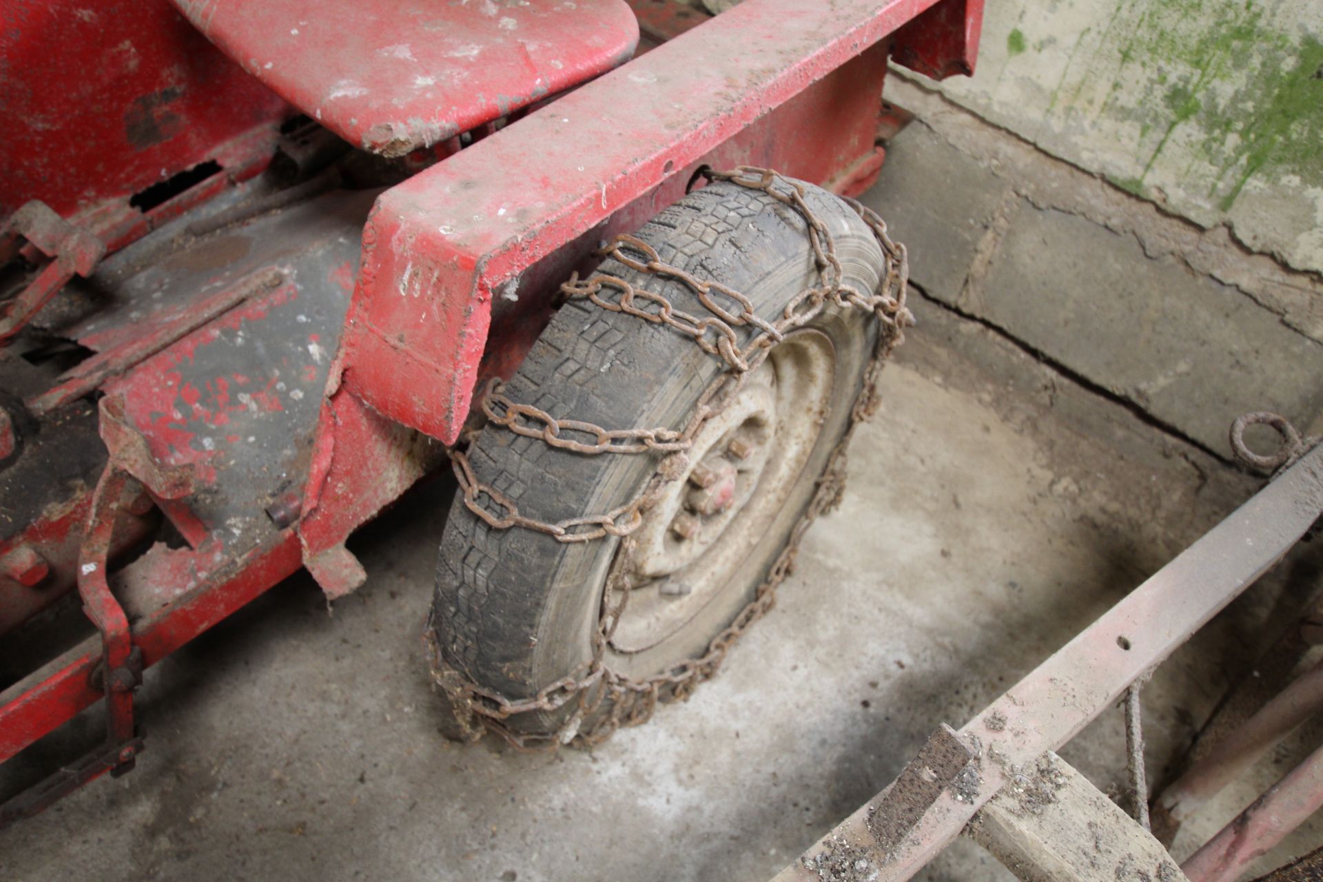 Farm made garden tractor. With Villiers petrol eng - Image 6 of 17