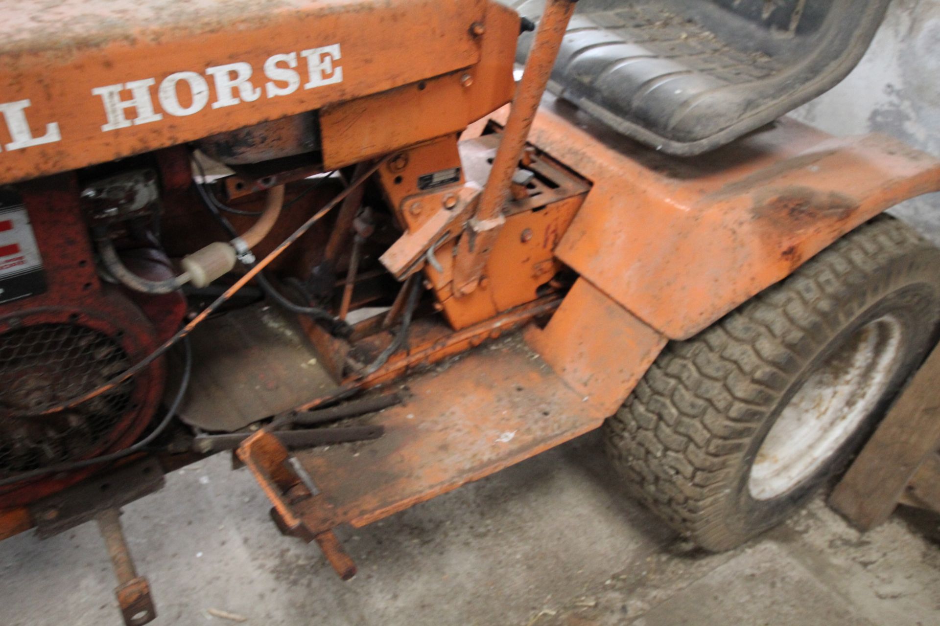 Wheel Horse 141 garden tractor. With 11 HP Briggs and Statton engine. - Image 5 of 15