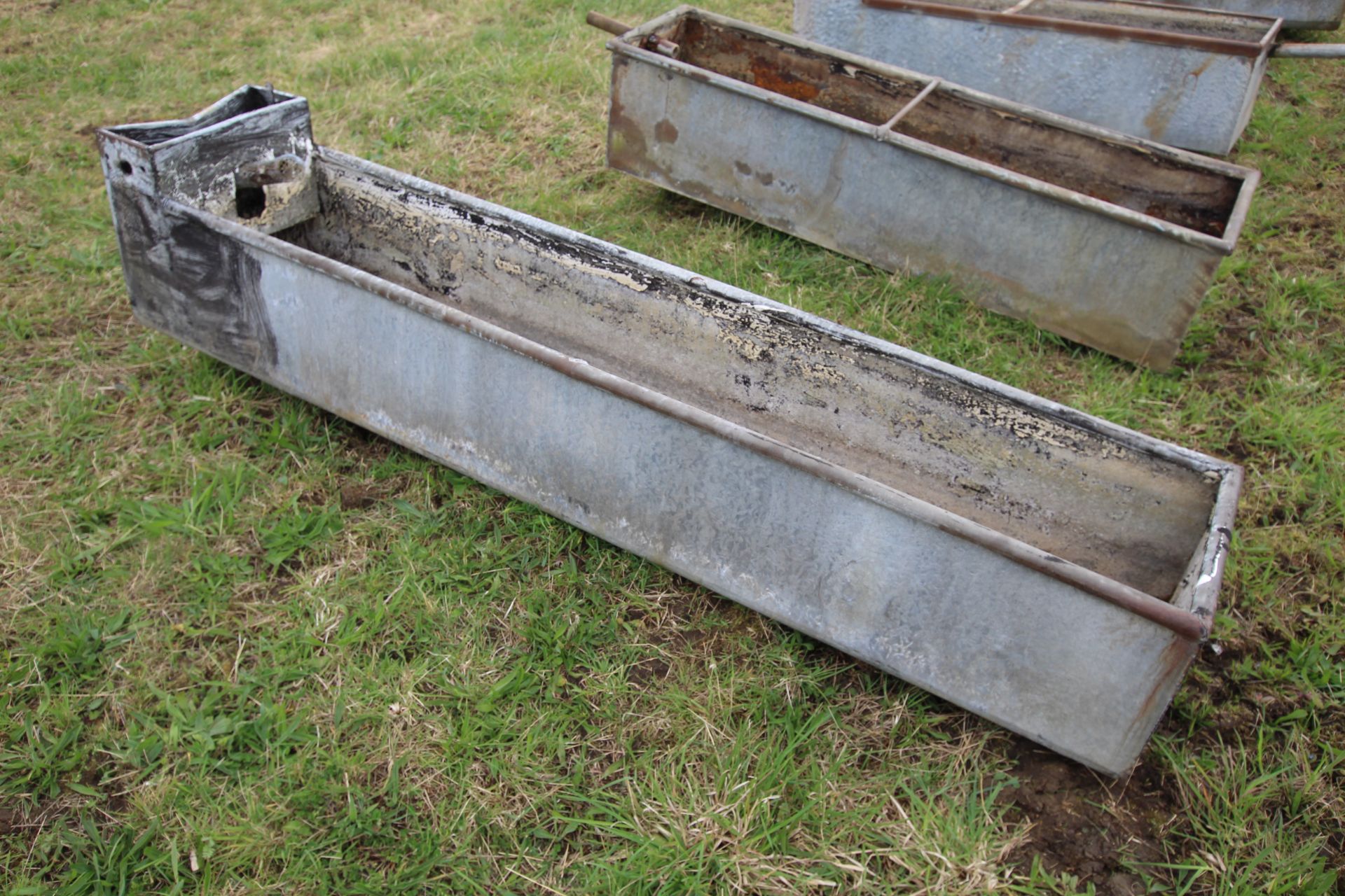 Galvanised water trough. - Image 4 of 4