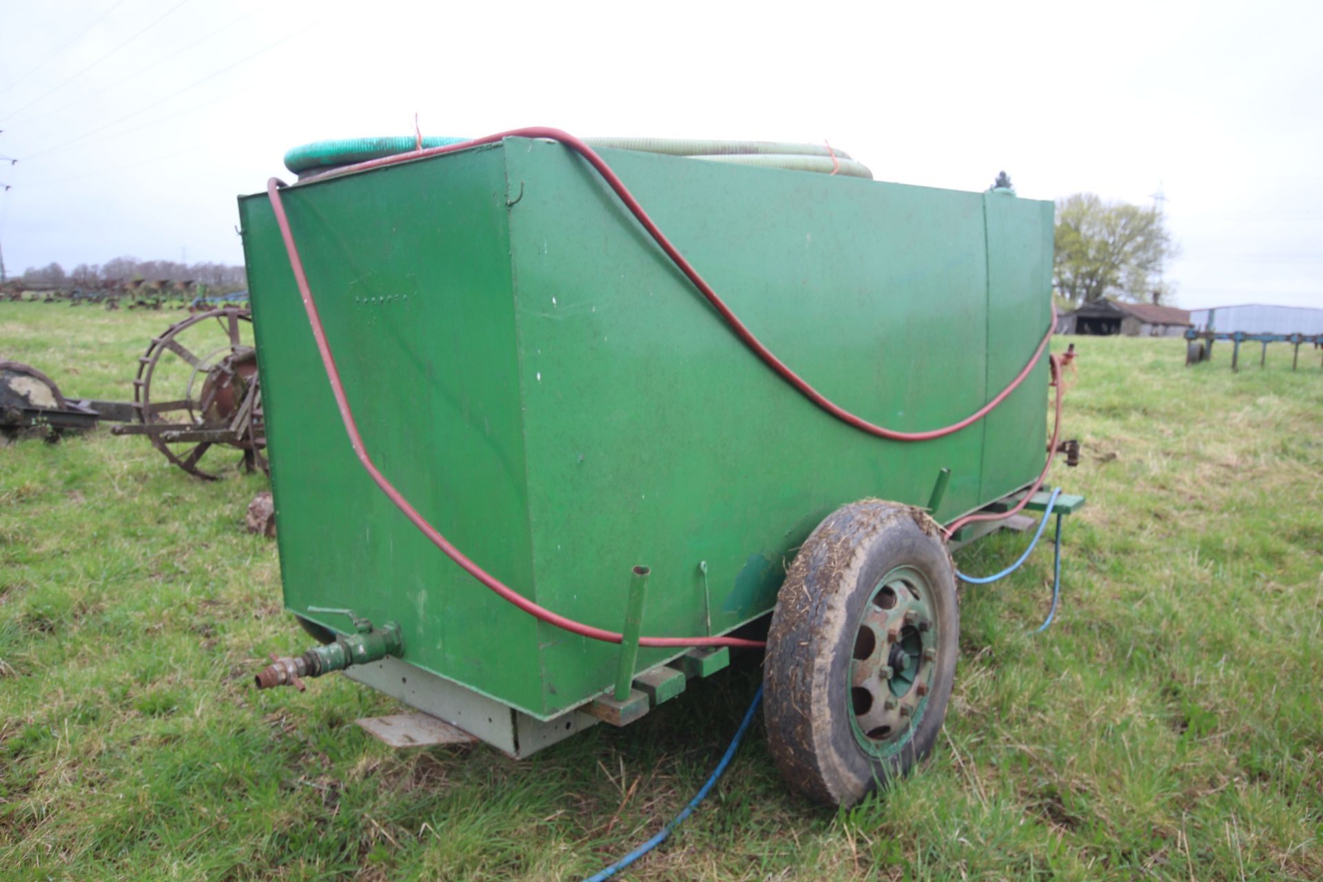 Farm made water bowser. With PTO driven Farrows irrigation pump. - Image 4 of 36