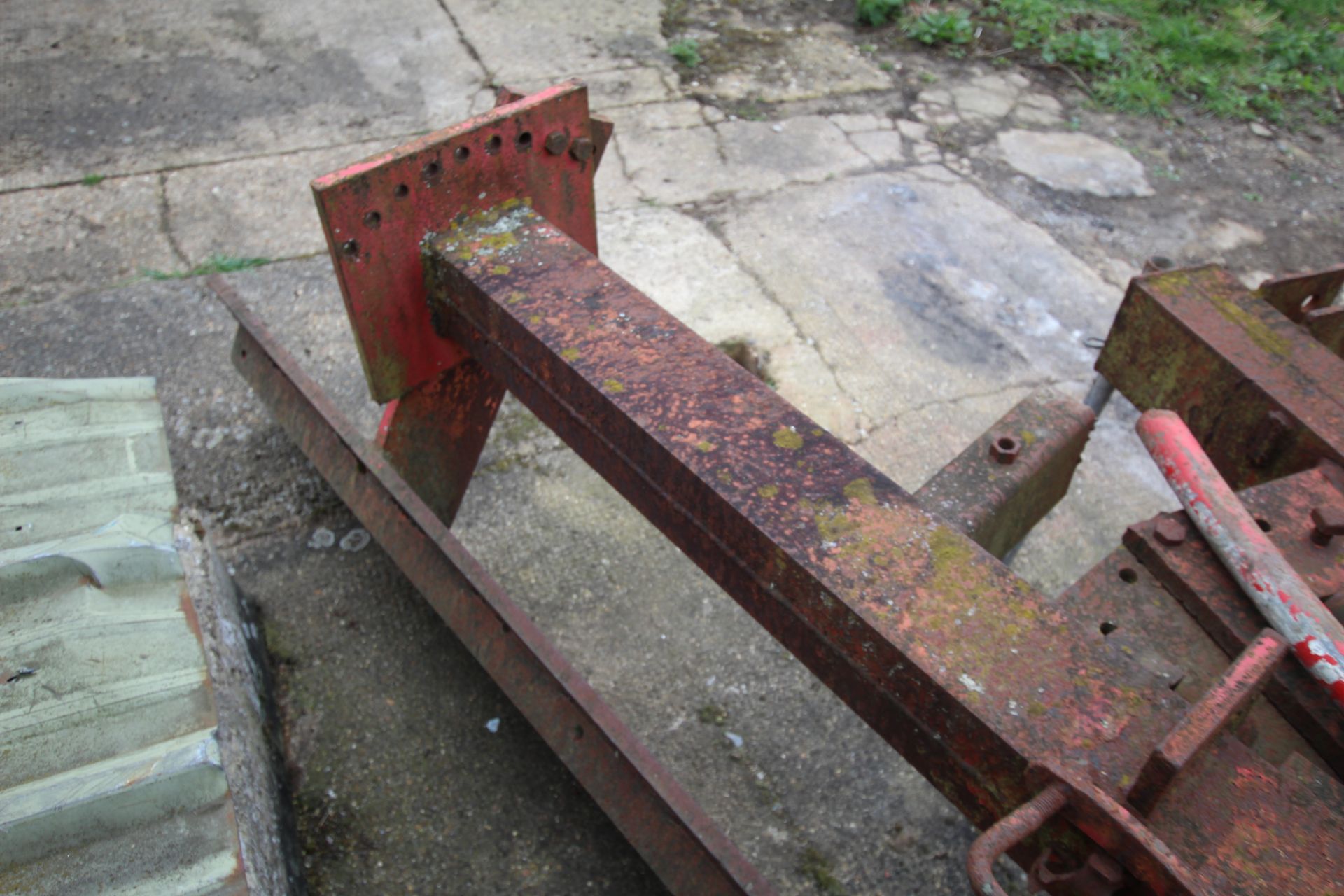 Farm made heavy duty grader blade. - Image 7 of 8