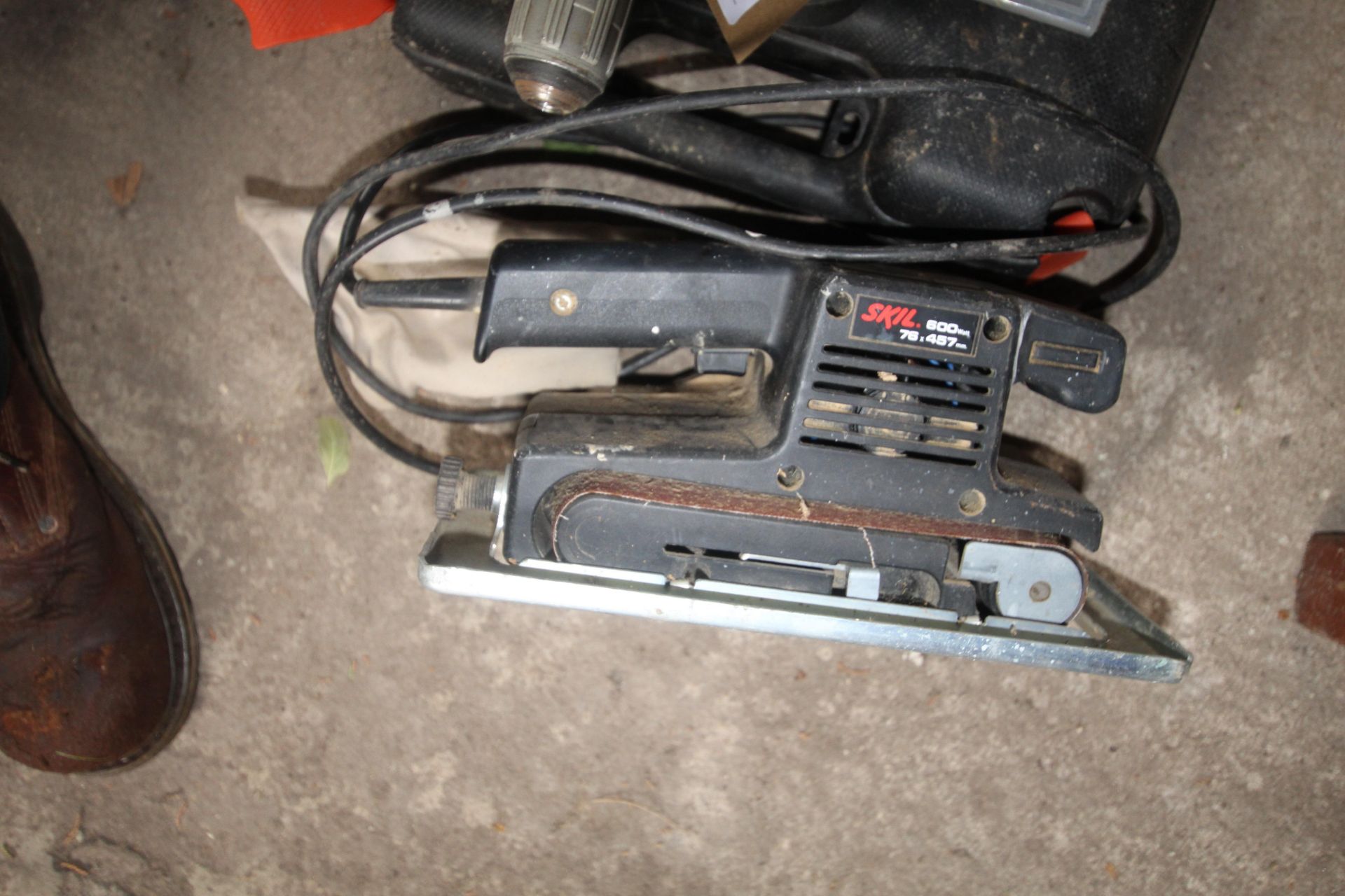 Black & Decker drill with case and a Skil belt sander. - Image 2 of 2