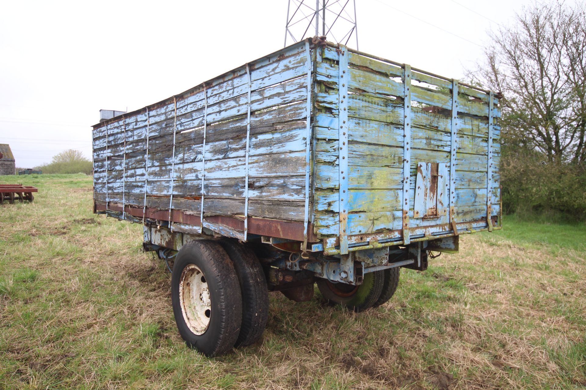 8T single axle lorry conversion tipping trailer. Ex-BMC. - Image 3 of 44