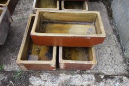 3x Hurlford salt glazed troughs by Marnock.